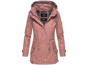 4059072408548 - MARIKOO Damen Moderner Outdoorjacke Übergangsparka aus Baumwolle mit Kapuze Nyokoo