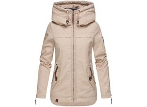 4059072409200 - NAVAHOO Damen Moderner Outdoorjacke Übergangsparka aus Baumwolle mit Kapuze Wekoo