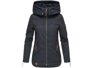 4059072409378 - NAVAHOO Damen Moderner Outdoorjacke Übergangsparka aus Baumwolle mit Kapuze Wekoo