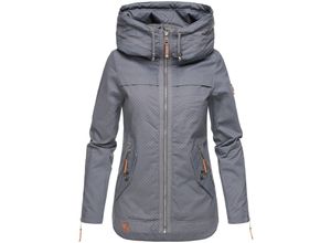 4059072409552 - NAVAHOO Damen Moderner Outdoorjacke Übergangsparka aus Baumwolle mit Kapuze Wekoo