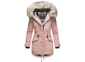 4059072413443 - NAVAHOO Damen Wintermantel Parka mit abnehmbarem Kunstfell Lady Like