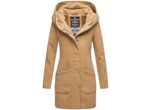 4059072414983 - MARIKOO Damen Hochwertiger Wintermantel Mantel Trenchcoat Mit Kapuze Maikoo