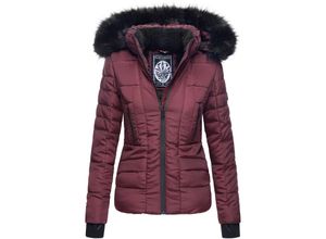 4059072416420 - NAVAHOO Damen hochwertige Steppjacke Winterjacke mit edler Kunstfell- Kapuze Adele