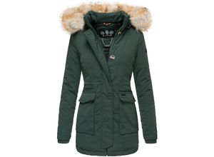 4059072417007 - NAVAHOO Damen Designer Wintermantel Parka mit edlem Fellimitat Schneeengel