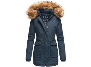 4059072417069 - NAVAHOO Damen Edler Wintermantel Parka mit edlem Fellimitat Schneeengel Princess