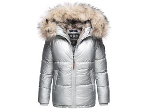 4059072417809 - NAVAHOO Damen Winterjacke Warm Gefütterte Steppjacke mit Kunstfellkapuze Tikunaa