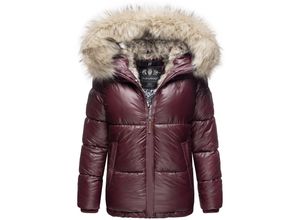 4059072417939 - NAVAHOO Damen Winterjacke Warm Gefütterte Steppjacke mit Kunstfellkapuze Tikunaa