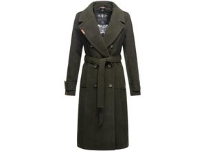 4059072422100 - NAVAHOO Damen edler Wintermantel Trenchcoat in Wollmantel-Optik Arnaa