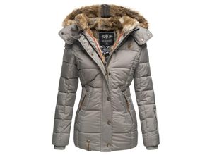 4059072423695 - MARIKOO Damen Stylischer Winterjacke Steppjacke Mit Großer Kapuze Nekoo