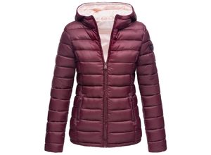 4059072424777 - MARIKOO Damen modische Steppjacke Übergangsjacke mit großer Kapuze Lucy