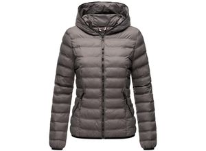 4059072425026 - NAVAHOO Damen Stylische Steppjacke Übergangsjacke mit Kapuze Neevia