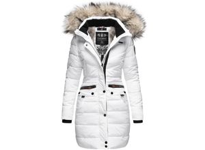 4059072426580 - NAVAHOO Damen Stylischer Steppmantel Winter Parka mit edlem Fellimitat Paula