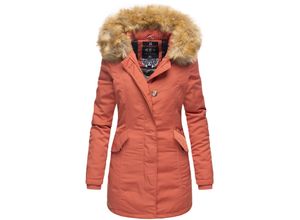 4059072427006 - MARIKOO Damen edler Wintermantel Parka mit Kunstfellkapuze Karmaa