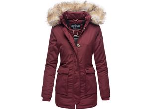 4059072427242 - NAVAHOO Damen Designer Wintermantel Parka mit edlem Fellimitat Schneeengel