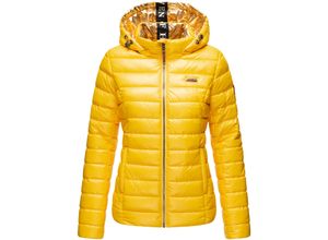 4059072431133 - NAVAHOO Damen Steppjacke Winterjacke in metallic Optik mit abnehmbare Kapuze Aurelianaa