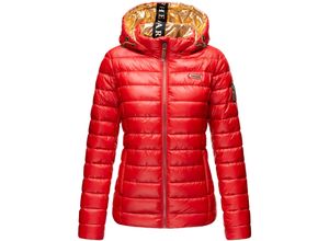 4059072431201 - NAVAHOO Damen Steppjacke Winterjacke in metallic Optik mit abnehmbare Kapuze Aurelianaa