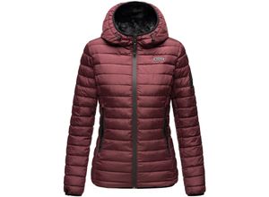 4059072432932 - MARIKOO Damen Winterjacke Steppjacke mit kuschlig weichem Teddyfell Jaylaa