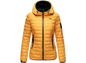 4059072433045 - MARIKOO Damen Winterjacke Steppjacke mit kuschlig weichem Teddyfell Jaylaa