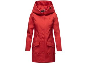 4059072433953 - MARIKOO Damen Outdoor Winter Softshelljacke Regenjacke mit großer Kapuze Mayleen