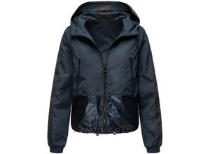 4059072435698 - NAVAHOO Damen Ultraleichte Wendejacke 2-in-1 Übergangsjacke mit Kapuze Sunitaa