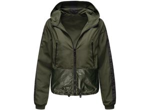 4059072435735 - NAVAHOO Damen Ultraleichte Wendejacke 2-in-1 Übergangsjacke mit Kapuze Sunitaa