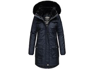 4059072438279 - NAVAHOO Damen Wintermantel Parka mit abnehmbarer Kapuze und Einkaufstasche Tiniis