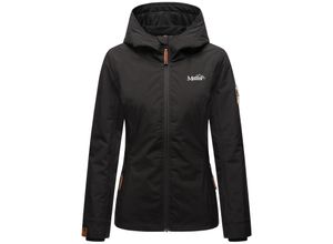 4059072441415 - MARIKOO Damen Sportliche Outdoorjacke Übergangs Regenjacke mit Kapuze Brombeere