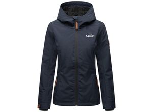 4059072441477 - MARIKOO Damen Sportliche Outdoorjacke Übergangs Regenjacke mit Kapuze Brombeere