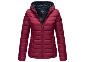 4059072446236 - MARIKOO Damen modische Steppjacke Übergangsjacke mit großer Kapuze Lucy