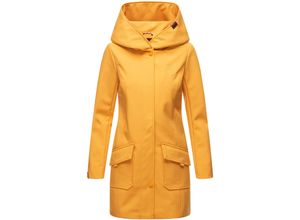 4059072446861 - MARIKOO Damen Outdoor Winter Softshelljacke Regenjacke mit großer Kapuze Mayleen