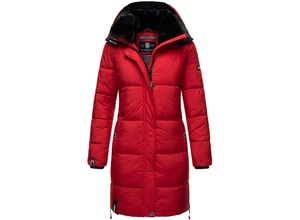 4059072448636 - MARIKOO Damen Winterjacke Steppmantel Weichem Innenkragen & Abnehmbarer Kapuze Streliziaa