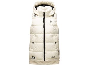 4059072448995 - MARIKOO Damen Steppweste Bodywarmer mit Kapuze Zarinaa