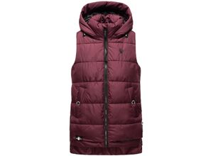 4059072449343 - MARIKOO Damen Steppweste Bodywarmer mit Kapuze Zarinaa