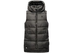 4059072449527 - MARIKOO Damen Steppweste Bodywarmer mit Kapuze Zarinaa