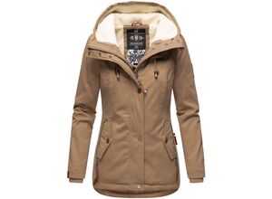 4059072450363 - MARIKOO Damen Winterjacke Outdoor Baumwolljacke mit Kapuze Bikoo