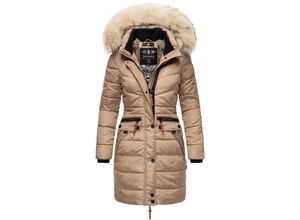 4059072453029 - NAVAHOO Damen Stylischer Steppmantel Winter Parka mit edlem Fellimitat Paula