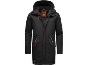 4059072453166 - STONE HARBOUR Herren Modischer Wintermantel Winterparka mit Teddyfell Futter Ragaan