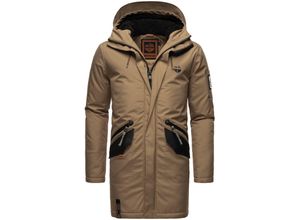 4059072453265 - STONE HARBOUR Herren Modischer Wintermantel Winterparka mit Teddyfell Futter Ragaan