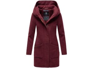 4059072453739 - MARIKOO Damen Hochwertiger Wintermantel Mantel Trenchcoat Mit Kapuze Maikoo