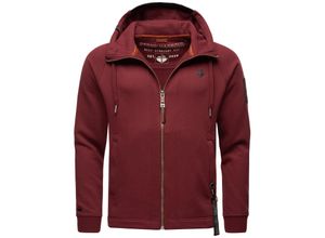 4059072459557 - STONE HARBOUR Herren Kapuzensweatjacke sportliche Sweatjacke mit Logoprint und Kapuze Finn Luca