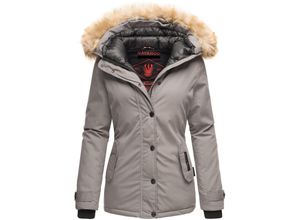 4059072459731 - NAVAHOO Damen Warmer Winterjacke Parka mit Kunstfell-Kapuze Laura