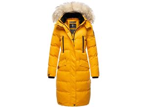 4059072460300 - MARIKOO Damen langer Winterjacke Stepp Parka mit abnehmbarer Kapuze Schneesternchen