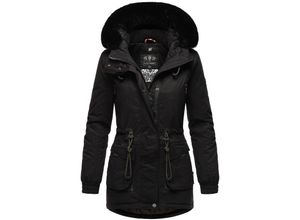 4059072461383 - NAVAHOO Damen Sportlicher Wintermantel Baumwoll-Parka mit Kapuze Olessaa