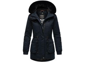 4059072461451 - NAVAHOO Damen Sportlicher Wintermantel Baumwoll-Parka mit Kapuze Olessaa