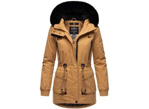 4059072461666 - NAVAHOO Damen Sportlicher Wintermantel Baumwoll-Parka mit Kapuze Olessaa