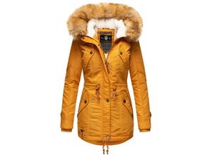 4059072463189 - NAVAHOO Damen Hochwertiger Wintermantel Winterparka mit großem Kunstfell La Viva