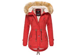 4059072463622 - NAVAHOO Damen Hochwertiger Wintermantel Winterparka mit großem Kunstfell La Viva