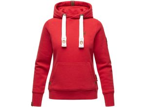 4059072467491 - NAVAHOO Damen Kapuzensweatshirt Hoodie mit Kapuze & Breiten Tunnelzugkordeln Damlaa