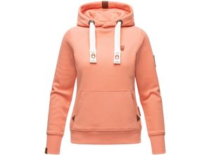 4059072467613 - NAVAHOO Damen Kapuzensweatshirt Hoodie mit Kapuze & Breiten Tunnelzugkordeln Damlaa