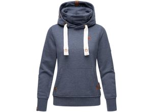 4059072467842 - NAVAHOO Damen Kapuzensweatshirt Weicher Hoodie mit dicken Tunnelzugkordeln & Kapuze Raniaa